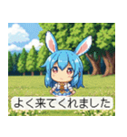 ドット絵 うさ子の詰め合わせ 40種（個別スタンプ：32）