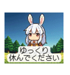 ドット絵 うさ子の詰め合わせ 40種（個別スタンプ：40）