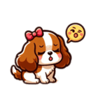 Cavalier Stickers ♡キャバリア♡（個別スタンプ：4）