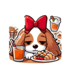 Cavalier Stickers ♡キャバリア♡（個別スタンプ：12）