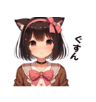 黒猫妹達（ミアナ）（個別スタンプ：19）