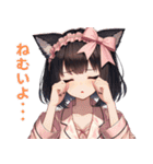 黒猫妹達（ミアナ）（個別スタンプ：37）