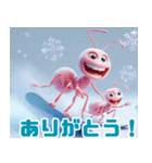 雪遊びアリ：日本語（個別スタンプ：26）