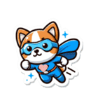 スーパーにゃんSticker(ネコ) 1（個別スタンプ：2）