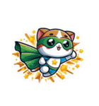 スーパーにゃんSticker(ネコ) 1（個別スタンプ：26）