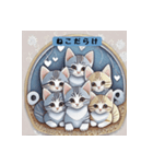 猫の日にぴったり（個別スタンプ：1）