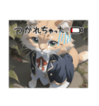 制服猫(せいふくねこ)（個別スタンプ：2）