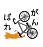 自転車とねこ（個別スタンプ：21）