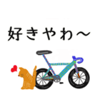 自転車とねこ（個別スタンプ：28）