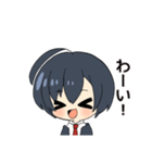 毎日使えそうな日常の男の子スタンプ（個別スタンプ：5）