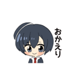 毎日使えそうな日常の男の子スタンプ（個別スタンプ：7）