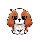 Cavalier for every mood！ キャバリア♡（個別スタンプ：1）