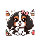 Cavalier for every mood！ キャバリア♡（個別スタンプ：9）
