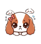 Cavalier for every mood！ キャバリア♡（個別スタンプ：13）