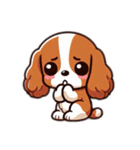 Cavalier for every mood！ キャバリア♡（個別スタンプ：30）
