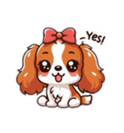 Cavalier for every mood！ キャバリア♡（個別スタンプ：31）