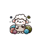 Lovely Woolly（個別スタンプ：7）