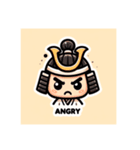 笑顔の侍スタンプ（個別スタンプ：3）