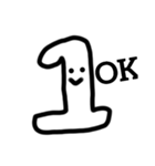 数字達の穏やか日常（個別スタンプ：1）