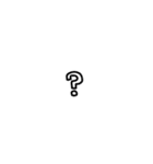 よく使う返信しやすい文字スタンプ（個別スタンプ：5）