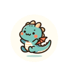楽しいドラゴン（個別スタンプ：2）