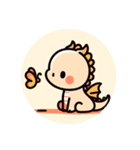 楽しいドラゴン（個別スタンプ：3）