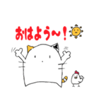 *＊毎日使えるふわねこスタンプ＊*（個別スタンプ：9）