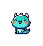 笑顔のドラゴン（個別スタンプ：7）