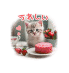 気持ちを伝える♡猫とsweets♡バレンタイン（個別スタンプ：30）