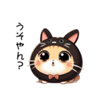 かわいいバニー姿の猫（個別スタンプ：10）