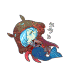 人魚くんスタンプ（個別スタンプ：28）