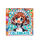 メイドの日常スタンプ3（個別スタンプ：5）