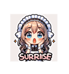 メイドの日常スタンプ3（個別スタンプ：6）