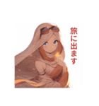 元美少女が作った美少女スタンプ2。（個別スタンプ：3）