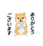 柴犬【しばぞうくん・まめぞうくん】☆☆☆（個別スタンプ：16）