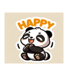 しあわせレッサーパンダ（個別スタンプ：2）