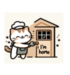 カフェ猫の日常！（個別スタンプ：6）