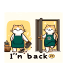 カフェ猫の日常！（個別スタンプ：8）