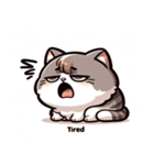 にゃんこきまぐれ感情スタンプ（個別スタンプ：6）