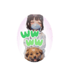 Maro's Happy Dog Life 2 友達と一緒︎♡（個別スタンプ：5）