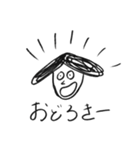 ラフガキさん（個別スタンプ：3）