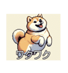 ドット絵 太っちょ柴犬（個別スタンプ：26）