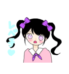 メンヘラの女の子のスタンプ（個別スタンプ：2）