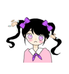 メンヘラの女の子のスタンプ（個別スタンプ：9）