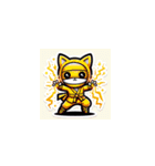 忍者キャット隊：猫の戦士（個別スタンプ：13）