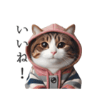 服を着た猫 Cats in Clothes（個別スタンプ：2）