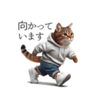 服を着た猫 Cats in Clothes（個別スタンプ：18）