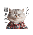 服を着た猫 Cats in Clothes（個別スタンプ：22）