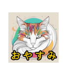 毎日気持ちを伝えるかわいい猫（個別スタンプ：15）