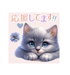 ロシアンブルー・猫・Russian blue A（個別スタンプ：22）